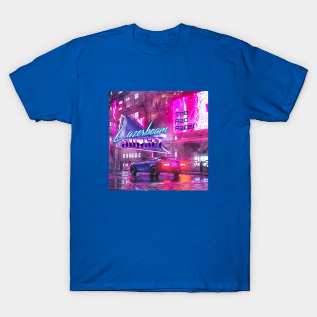 The Rad Racer Album T-Shirt by Lazerbeam Sunset